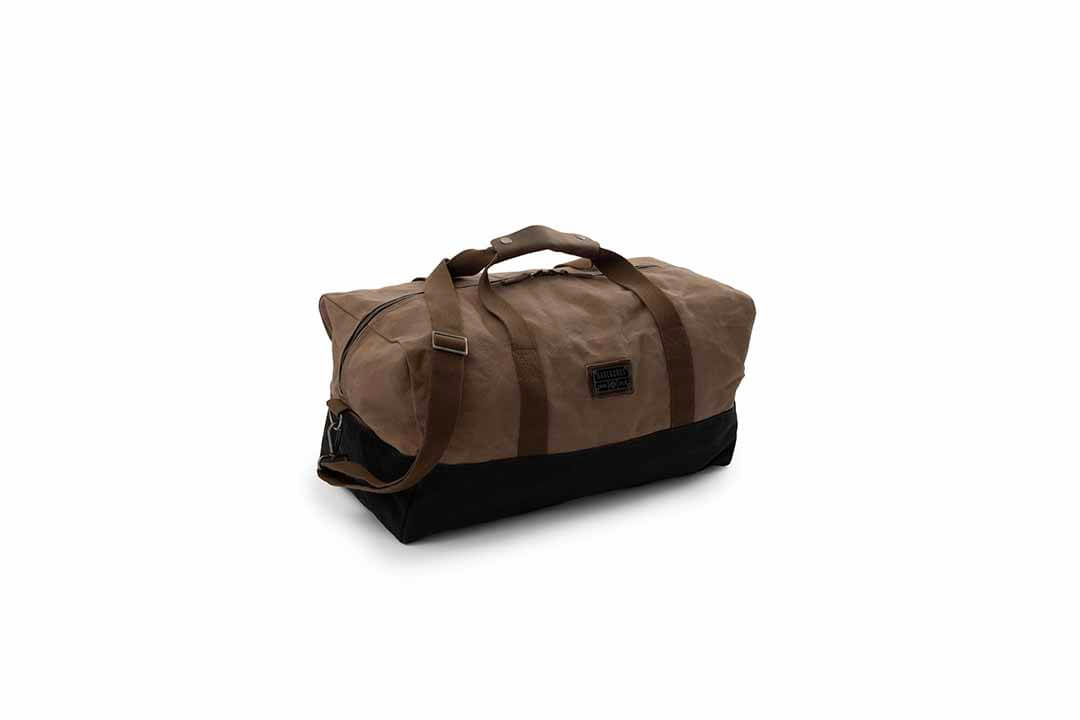 Waxed Canvas Duffel Bag in Khaki Barebones Living Barebones Australia