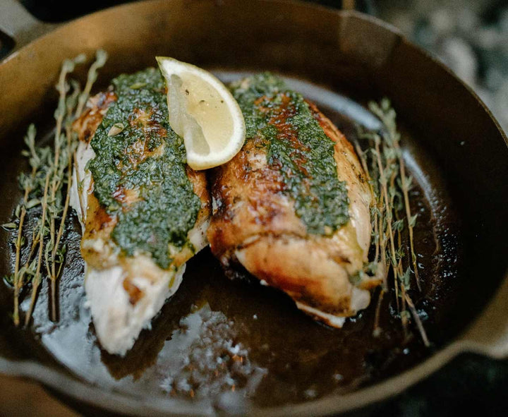 The Perfect Cast Iron Chicken Breast with Lemon and Thyme