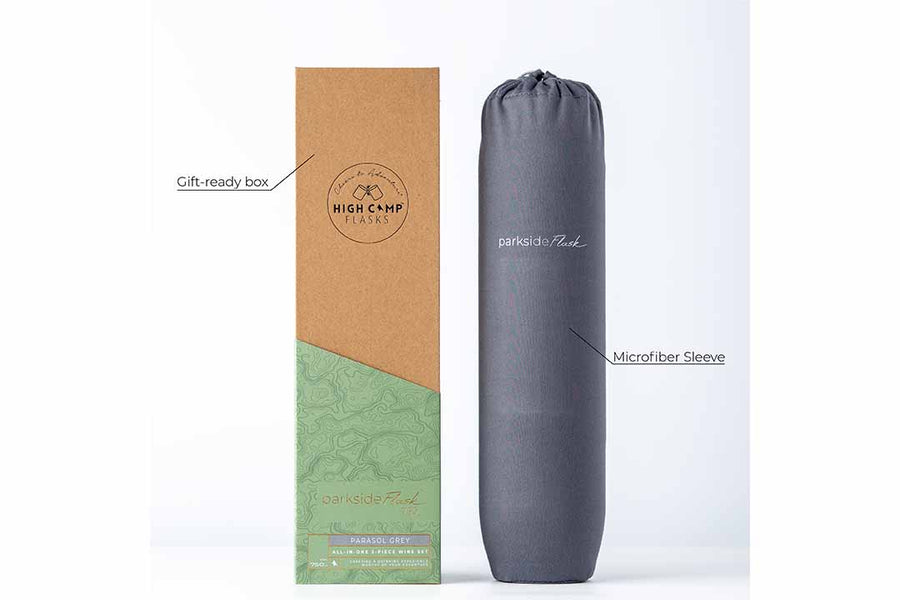 High Camp Flasks Parkside Flask 750 - Granite