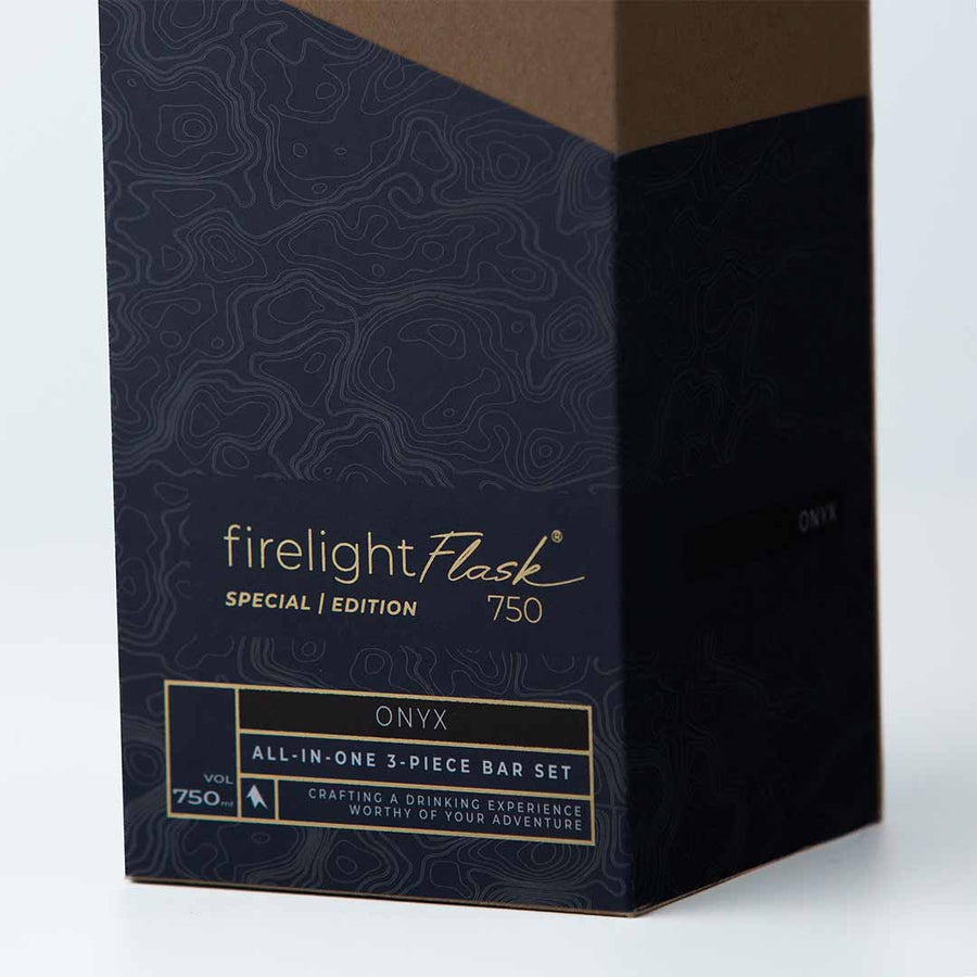 High Camp Flasks Firelight 750 Flask V2 - Onyx