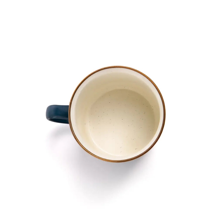 Enamel 2-Tone Mug Set - Deep Indigo