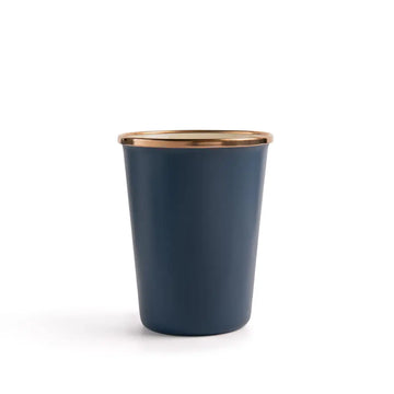Enamel 2-Tone Tall Cup Set - Deep Indigo