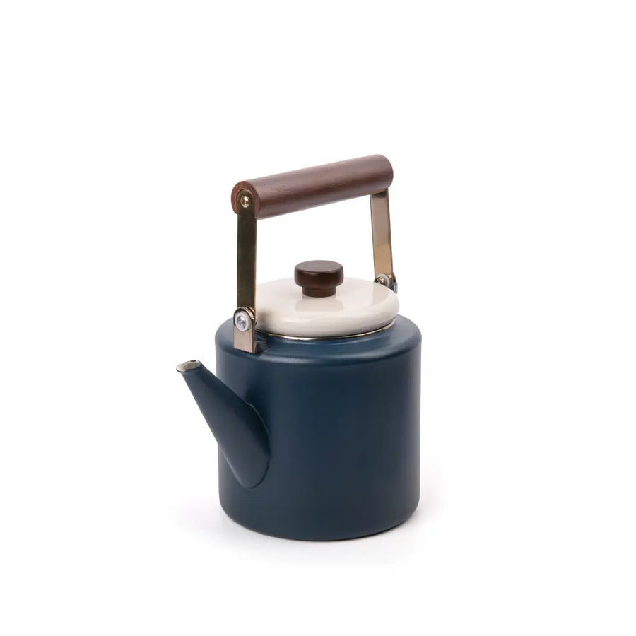 Enamel 2-Tone Kettle - Deep Indigo