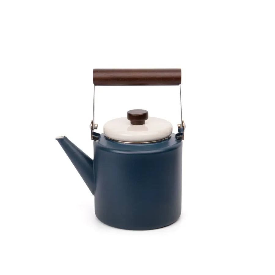 Enamel 2-Tone Kettle - Deep Indigo