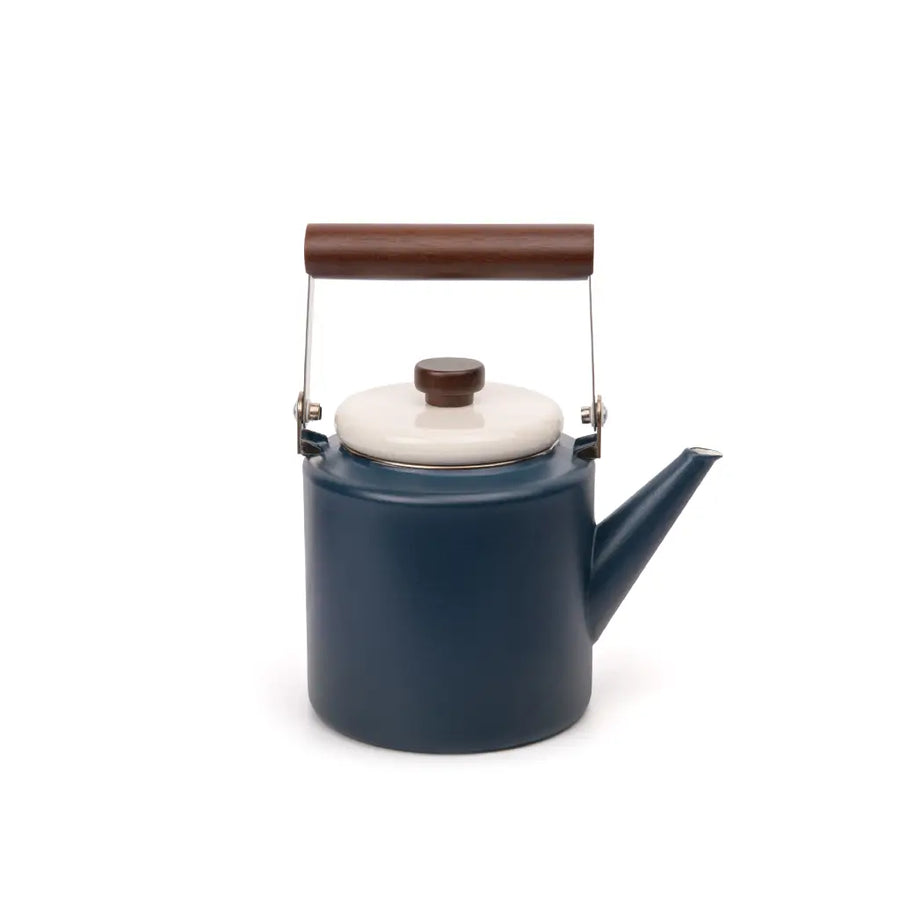 Enamel 2-Tone Kettle - Deep Indigo