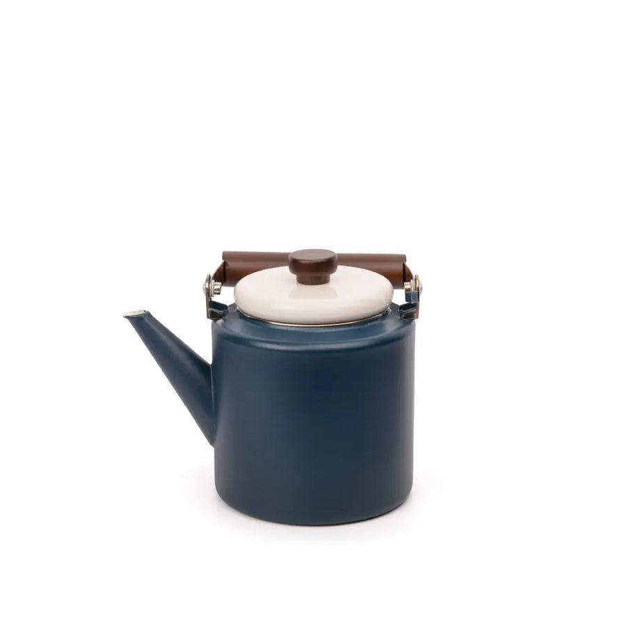 Enamel 2-Tone Kettle - Deep Indigo