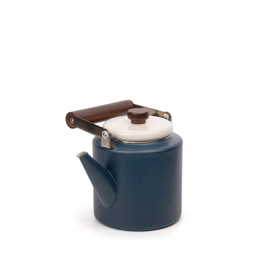 Enamel 2-Tone Kettle - Deep Indigo