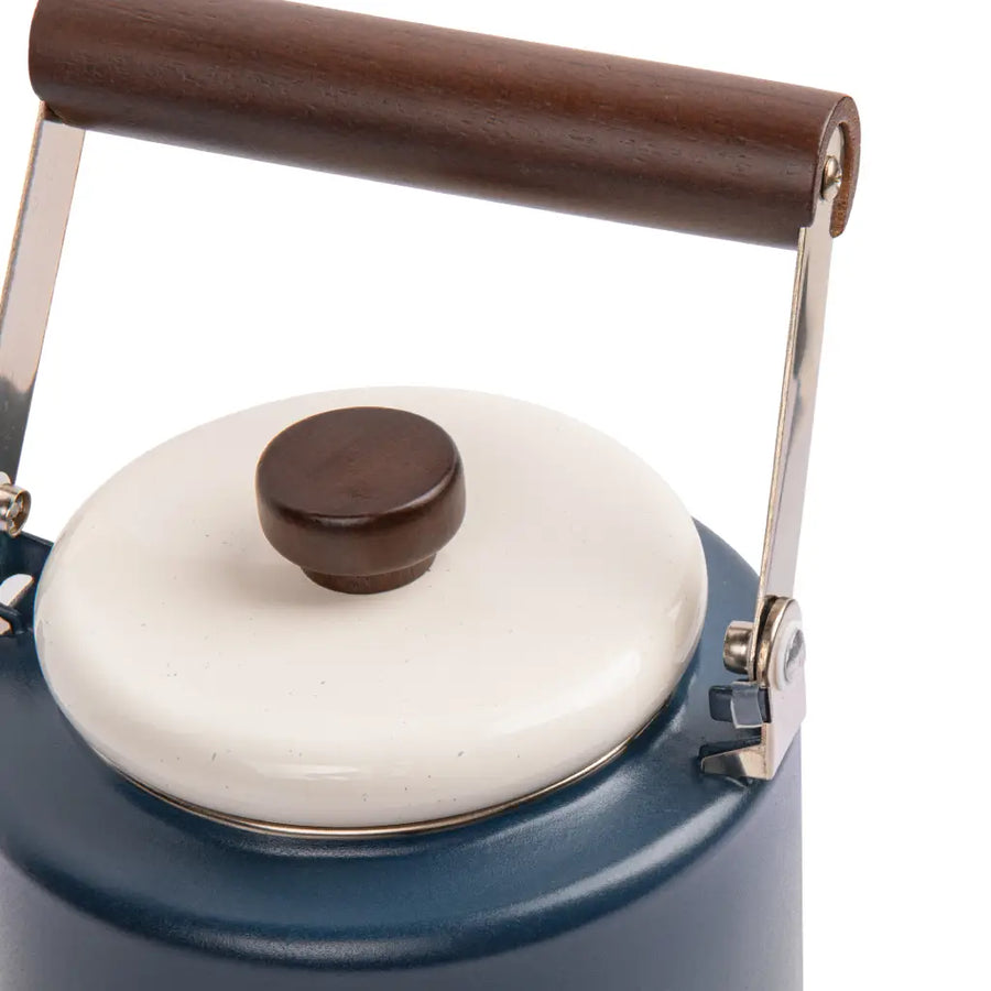 Enamel 2-Tone Kettle - Deep Indigo