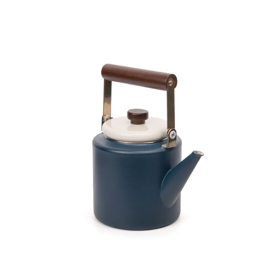 Enamel 2-Tone Kettle - Deep Indigo