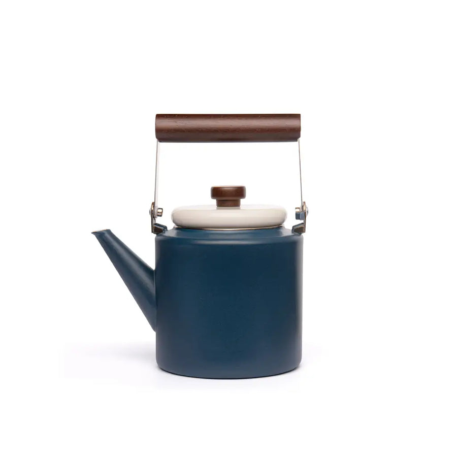 Enamel 2-Tone Kettle - Deep Indigo