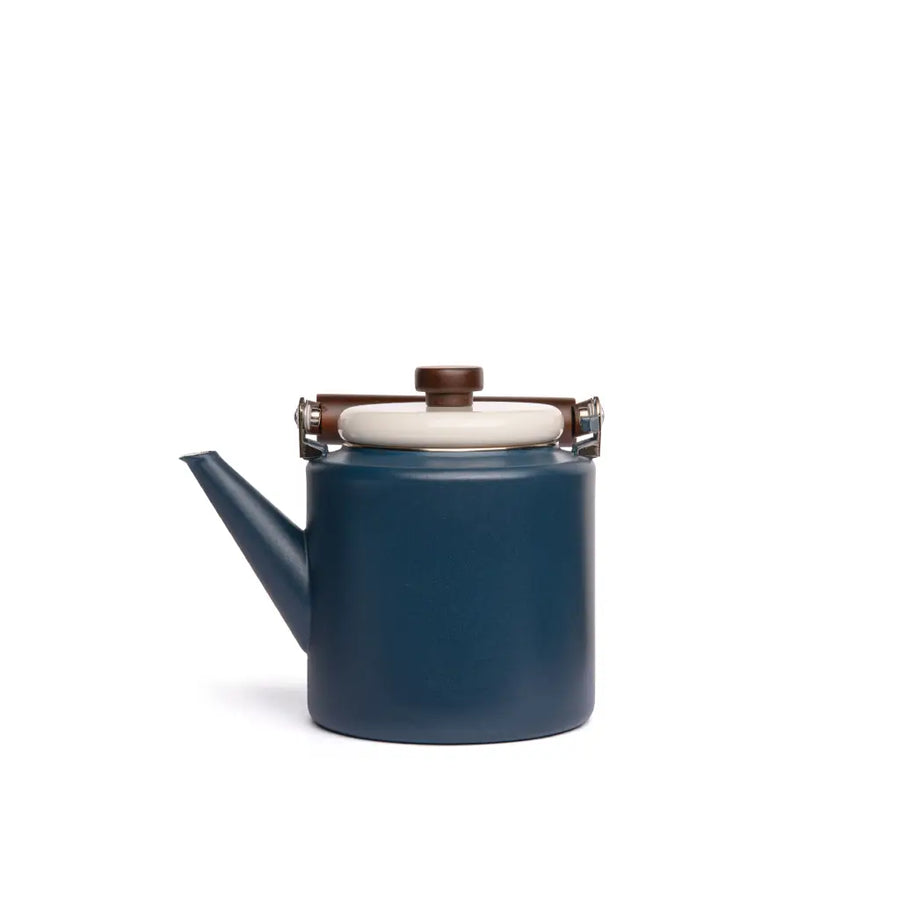 Enamel 2-Tone Kettle - Deep Indigo