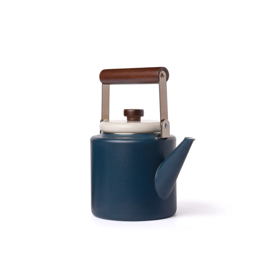 Enamel 2-Tone Kettle - Deep Indigo