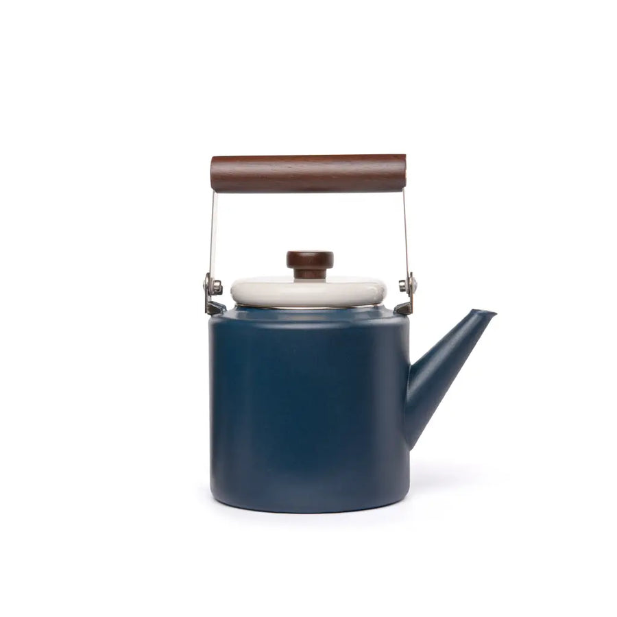 Enamel 2-Tone Kettle - Deep Indigo