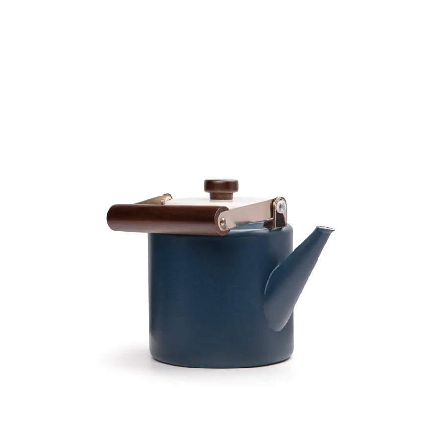 Enamel 2-Tone Kettle - Deep Indigo
