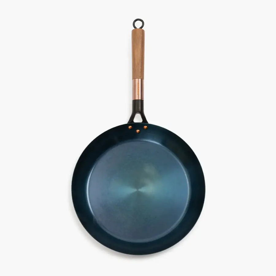 Blue Carbon Steel Skillet - 12