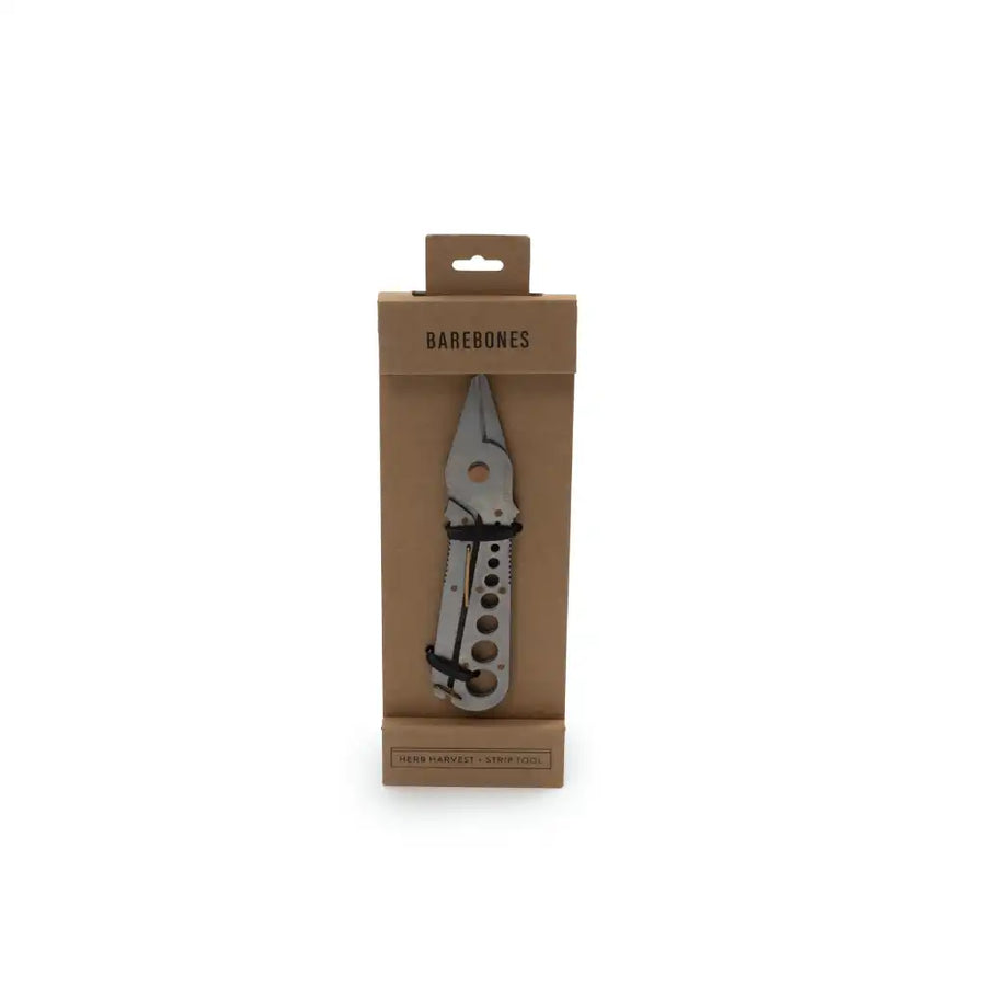Herb Harvest Strip Tool - Tumbled Steel