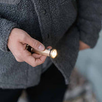 Mini Flashlight - Brass