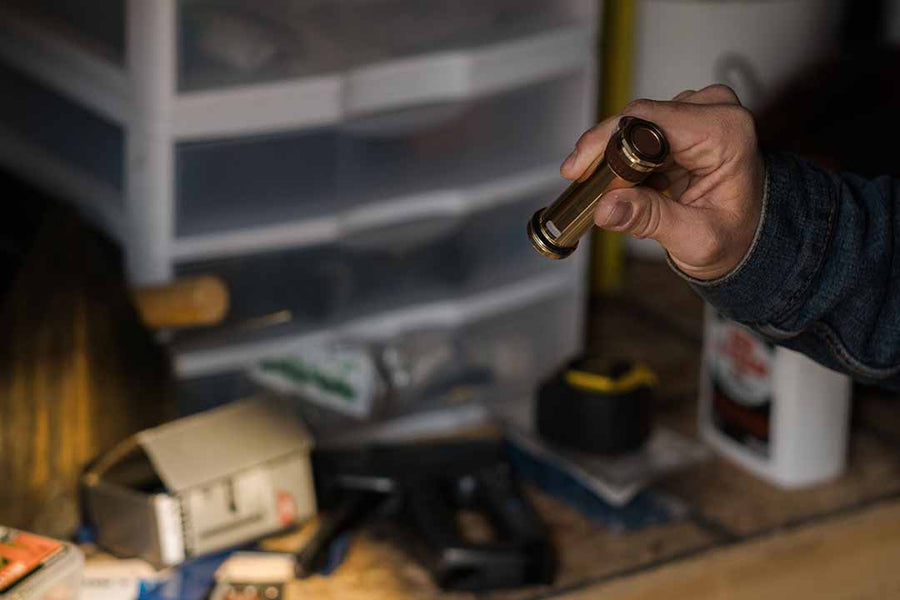 Mini Flashlight - Brass