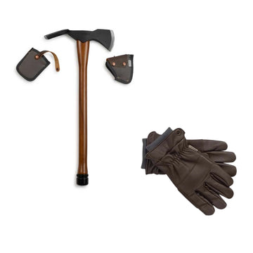Pulaski Axe & Gloves Bundle