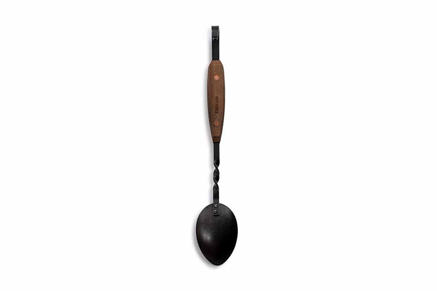 open fire cooking spoon