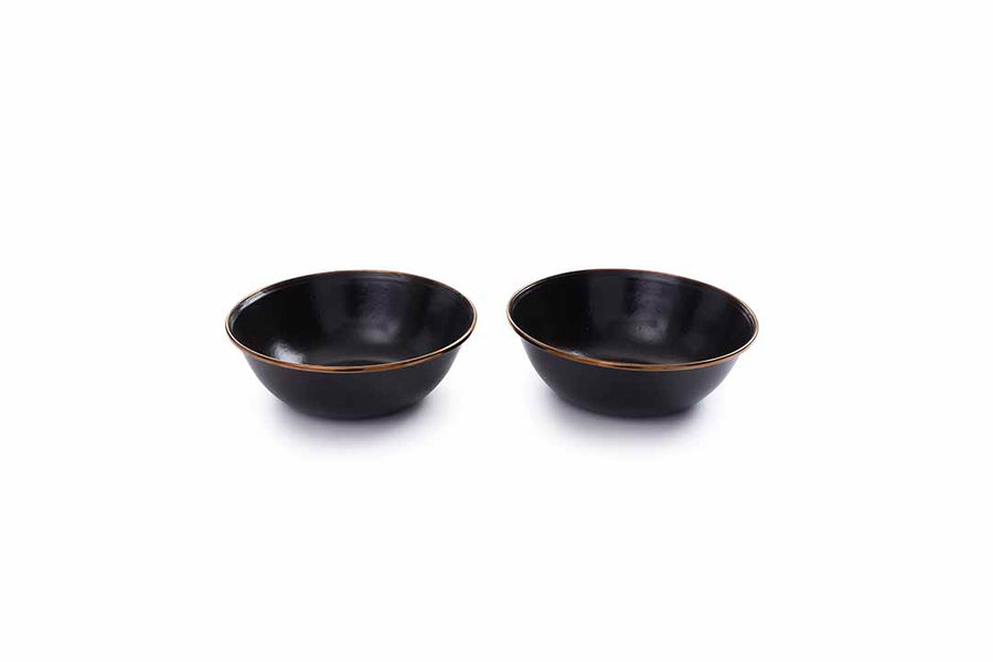 pretty enamel bowls