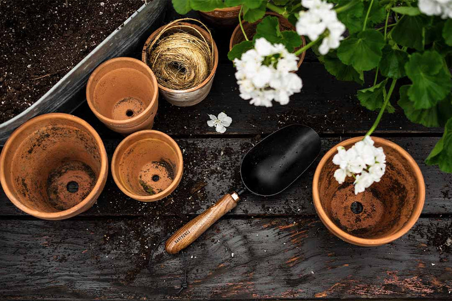 gardening potting scoop