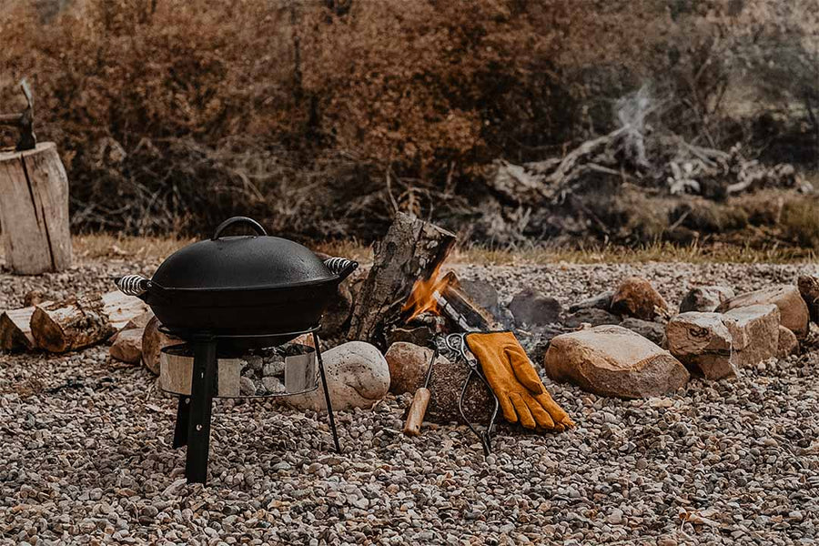charcoal oven cooking