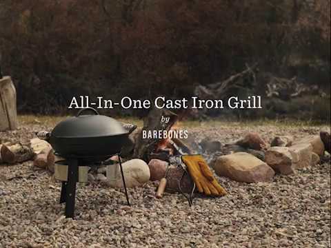 cast iron charcoal oven barebones living