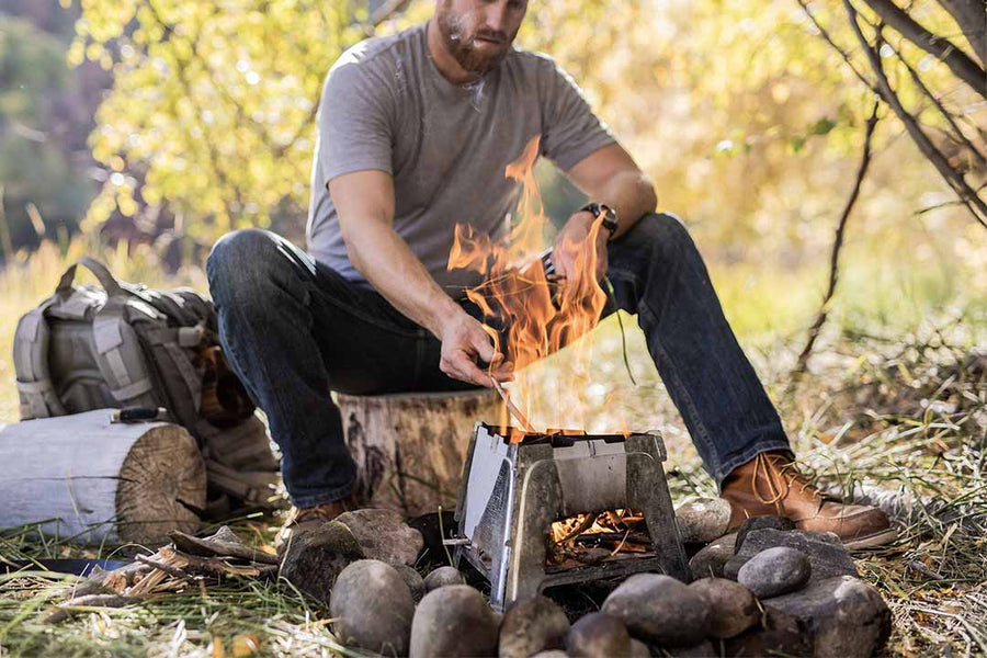 Portable Fire Pit With Carry Bag